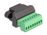 Delock 66589 Adaptador De Rj45 Hembra A Bloque De Terminales Para Instalación 8 Pines 2 Piezas