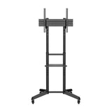 Aisens Soporte De Suelo Eco Con Rueda - Bandeja Para Dvd Para Monitor/Tv 50kg De 37-70 - Negro
