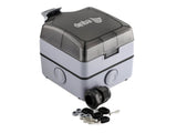 Equip Aufputzdose 1-Port Keymone Ungeschirmt Outdoor Gris