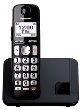 Teléfono Inalámbrico Dect Panasonic Kx-Tge250spb Personas Mayores Negro