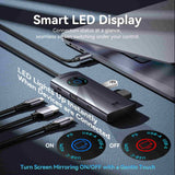 Docking Usb Tipo-C Vention Tqxhb 2xusb 1xusb Tipo-C 1xhdmi 1xusb Tipo-C Pd Gris
