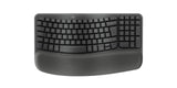 Teclado Ingles Logitech Wave Keys Rf Wireless + Bluetooth Qwerty Ee.Uu. Grafito