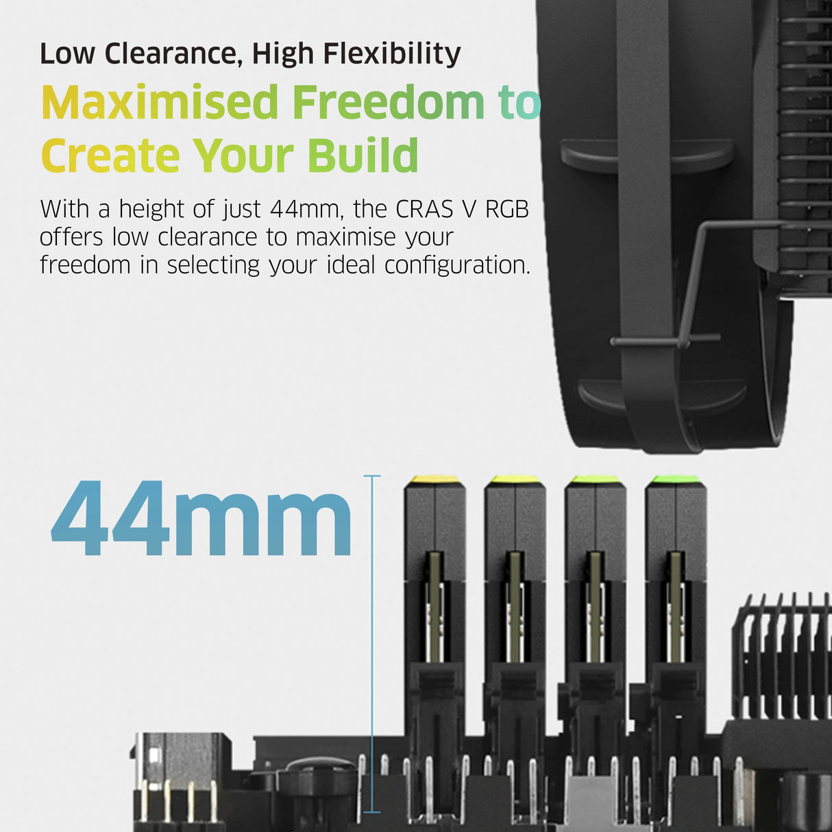 Klevv Memoria Ram Cras V Rgb Obsidian Negro - 32 Gb (2 X 16 Gb Kit) - Ddr5 6400 Udimm Cl32