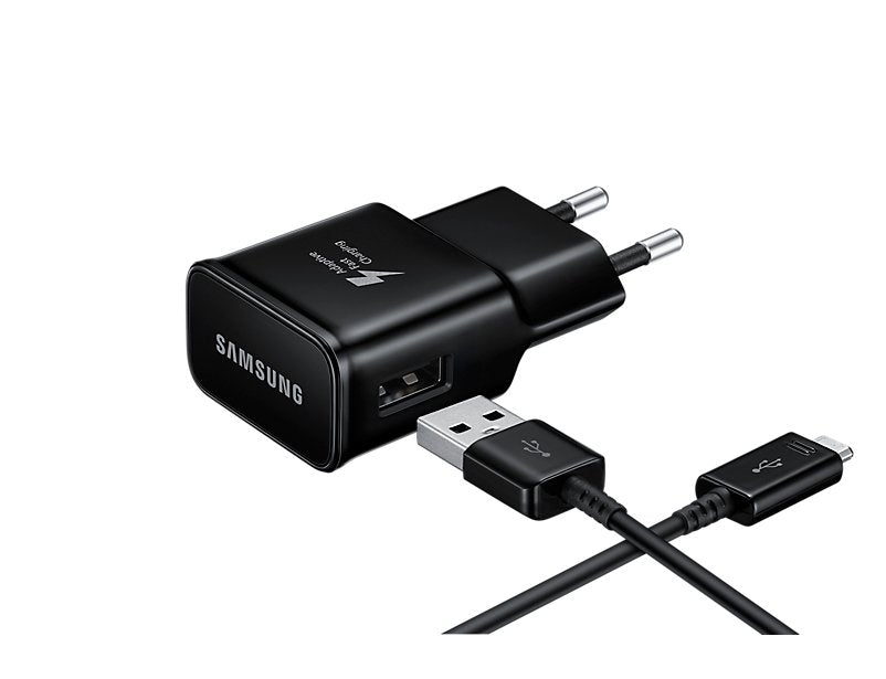 Cargador De Pared Samsung Ep-Ta20ebe 1xusb + Cable Usb Tipo-C 15w