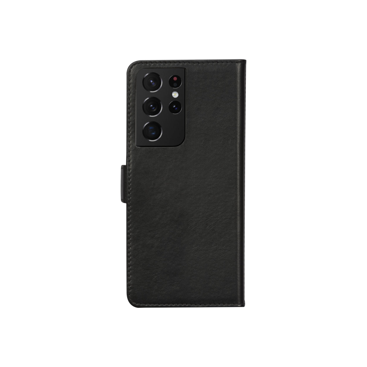 Dbramante1928 Lynge Funda Con Tapa Para Teléfono Móvil Cuero De Grano Entero Negro Para Samsung Galaxy S21 Ultra 5g
