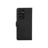 Dbramante1928 Lynge Funda Con Tapa Para Teléfono Móvil Cuero De Grano Entero Negro Para Samsung Galaxy S21 Ultra 5g