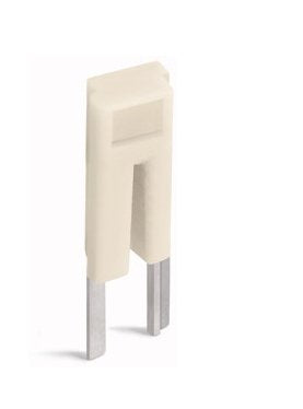 Wago 2002-400 Endlosbrcker,2-Fach,Isoliert,Lichtgrau