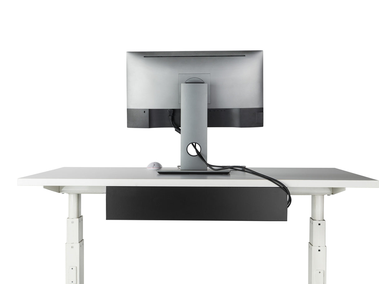 Equip 650863 Organizador De Cables Escritorio Bandeja De Cables Negro 1 Pieza(S)