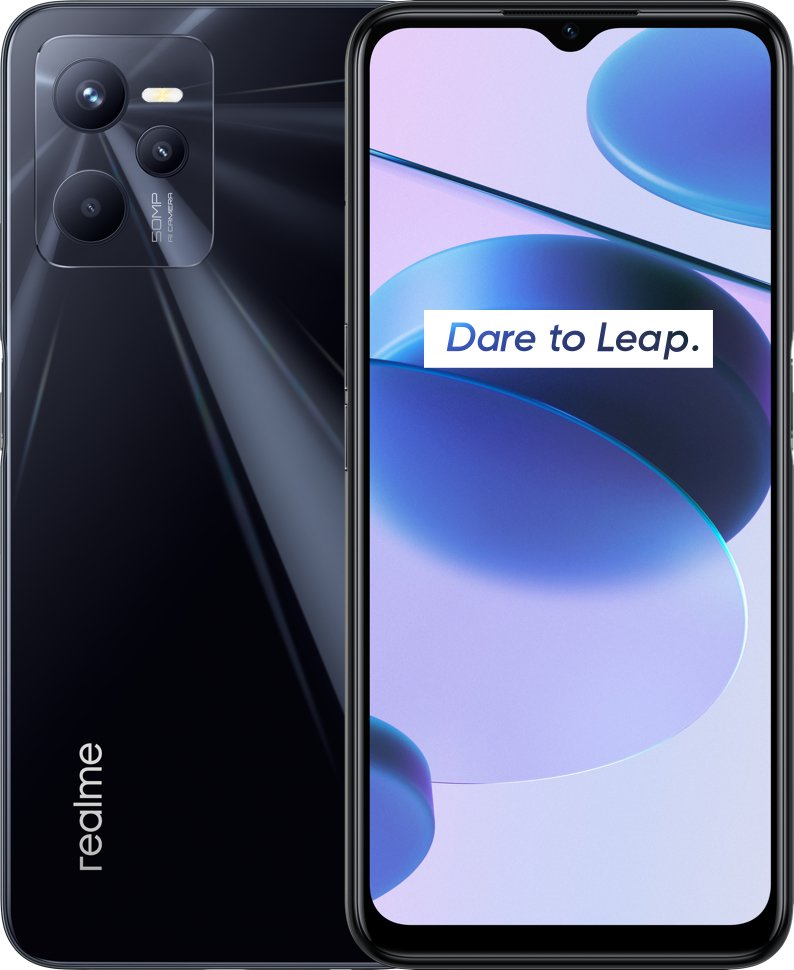 Smartphone Realme C35 16.8 Cm (6.6") Dual Sim Android 11 4g Usb Type-C 4 Gb 128 Gb 5000 Mah Black