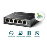Tp-Link Switch 5 Puertos 10/100/1gbit  Switch/ 5 Puertos Rj45/ 10-100-1000mbps