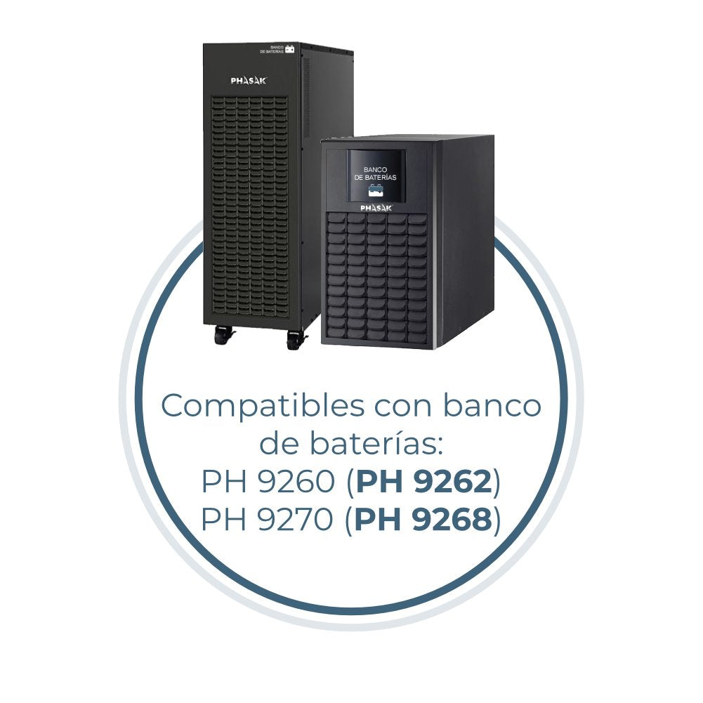 Sai 6000va Phasak On-Line Doble Conversión Ph 9260 Ph 9260 / Online / Lcd / Snmp Ph 9260