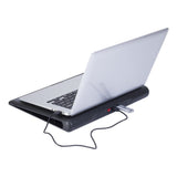 Rivacase 5557 Base Refrigeracion Portatil 43,9 Cm (17.3") 1100 Rpm Negro