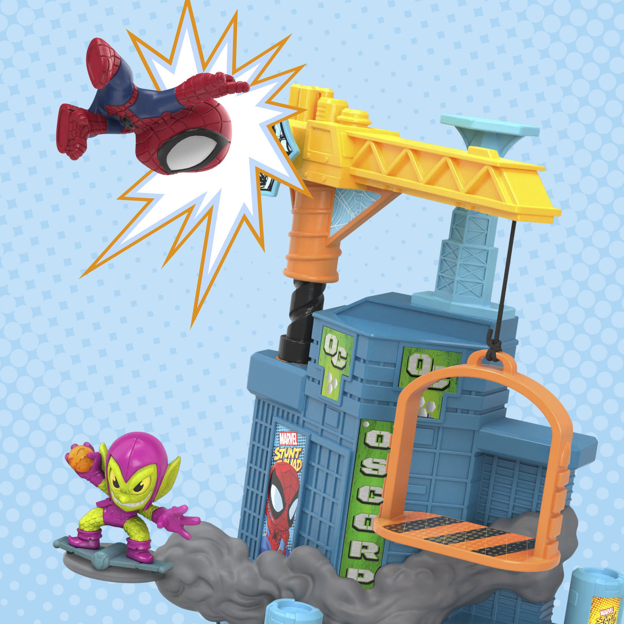 Set De Juego Hasbro Marvel Stunt Squad Crane Smash