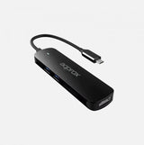 Hub 5 Puertos Usb 3.0 Type C Negro Approx 2xusb3.0, Hdmi, Sd, Microsd/ Usb-C