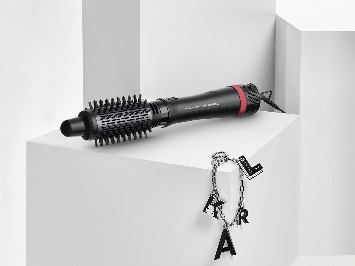 Rowenta Express Style Cf634l Cepillo De Aire Caliente Caliente Negro, Rojo 800 W 1,8 M