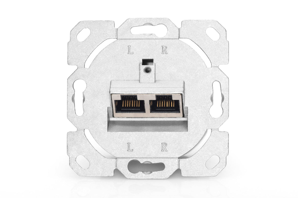 EAN 4016032320197 - Digitus DN-9007-1 toma de corriente 2 x RJ-45 Blanco imagen 7