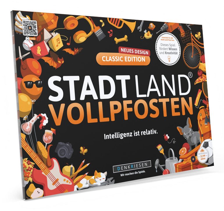Stadt Land Vollpfosten - Classic Edition - Din A4