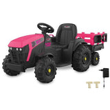 Correpasillos Jamara Ride-On Tractor Super Load Con Remolque12v Rosa