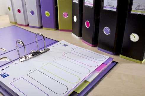 Oxford Ordnerregister Vollformat Blanko Din A4
