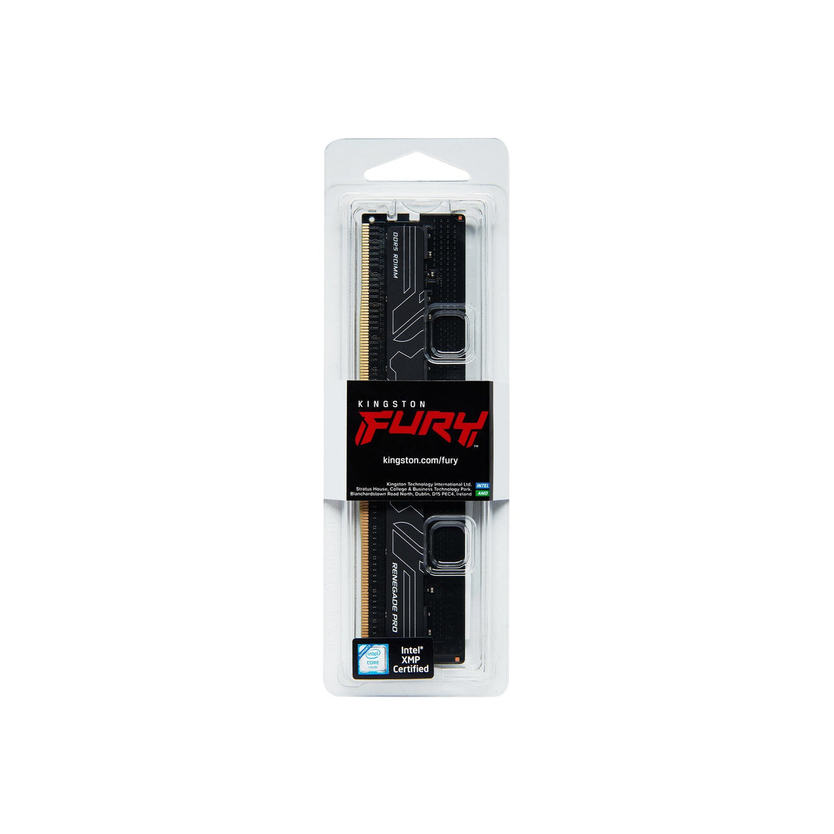 Kingston Fury Dimm 16 Gb Ddr5 5600, Ram Negro, Kf556r36rb-16, Renegade Pro, Intel Xmp Kf556r36rb-16