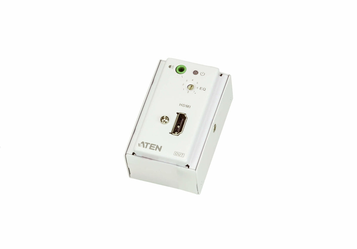 Aten Ve807 Extensor Audio/Video Transmisor Y Receptor De Señales Av Blanco