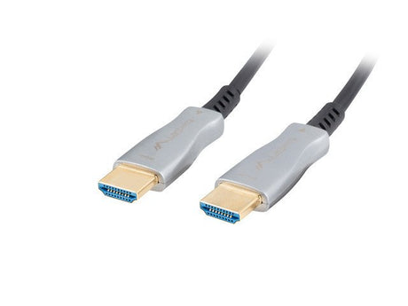 EAN 5901969429848 - Lanberg CA-HDMI-20FB-0500-BK cable HDMI 50 m HDMI tipo A (Estándar) Negro, Plata imagen 1