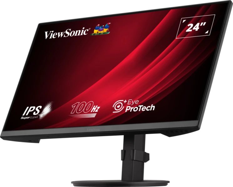 Monitor Viewsonic Full Hd - 23,8"  250 Nits - 100hz - Anti-Glare- Ips  Vga Hdmi Dp