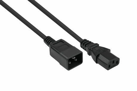 EAN 4066857000415 - Kabelmeister SK2030-S005 cable de transmisión Negro 0,5 m IEC C20 IEC C13 imagen 1