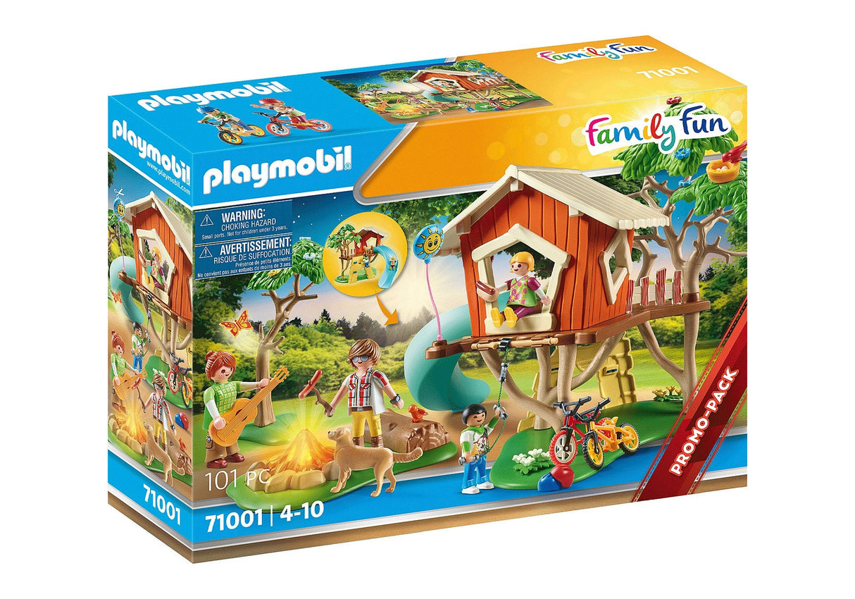 Klocki Zestaw Z Figurkami Family Fun 71001 Domek Na Drzewie Ze Zjezdzalnia