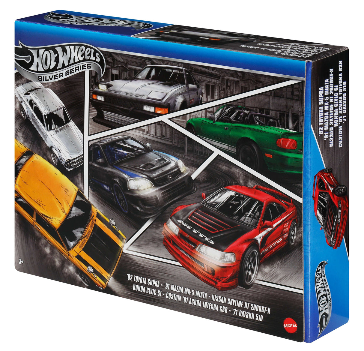 Hot Wheels Streets Of Japan Multipack, Vehículo De Juego Jby77