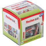 Taco Fischer Duopower 8x40 S Ph Ld (Gris Claro/Rojo, 50 Unidades, Con Tornillo) 535464