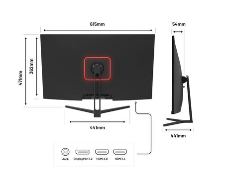 EAN 4589511173121 - JAPANNEXT JN-V315UHDR pantalla para PC 80 cm (31.5") 3840 x 2160 Pixeles 4K Ultra HD LCD Negro imagen 5