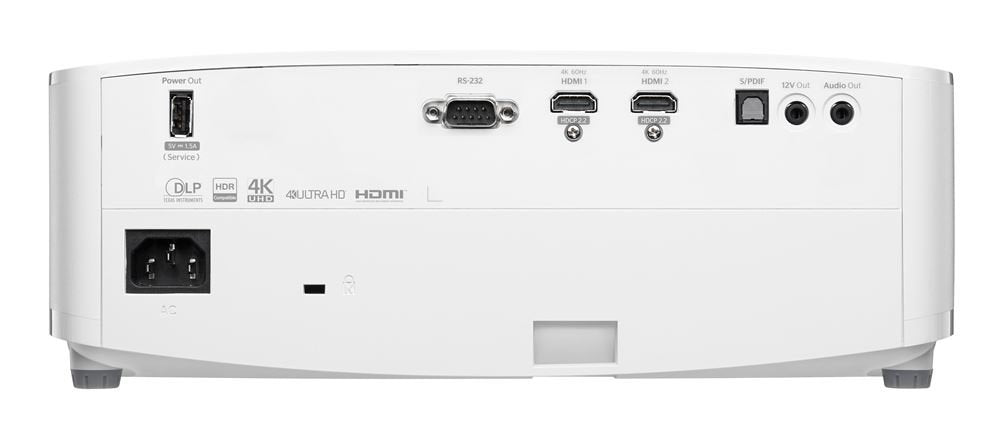 Optoma 4k400stx Proyector De Corto Alcance 4000 Lúmenes Ansi Dlp 2160p (3840x2160) 3d Blanco