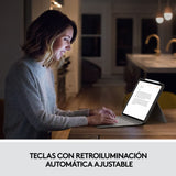 Funda + Teclado Español Logitech Combo Touch Sand Para Ipad Pro 12.9" (5 Gen)