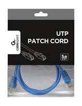 EAN 8716309078122 - Gembird Patch Cord Cat.5e UTP - 15m cable de red Azul Cat5e U/UTP (UTP) imagen 4