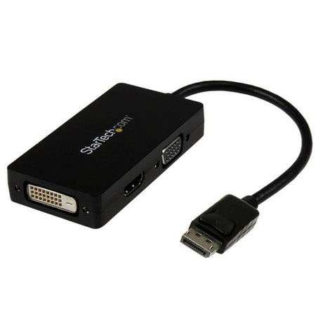 EAN 0065030857208 - StarTech.com DP2VGDVHD adaptador de cable de vídeo 0,15 m Negro imagen 1