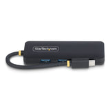 EAN 0065030912136 - StarTech.com H5C4A-USB-HUB hub de interfaz USB 3.2 Gen 1 (3.1 Gen 1) Type-C 5000 Mbit/s Negro imagen 6