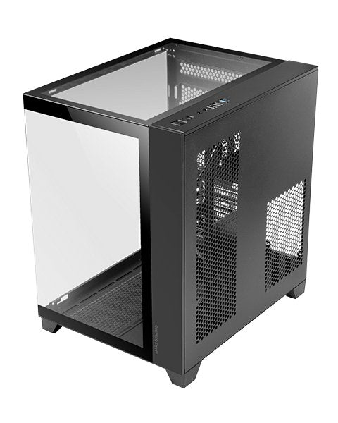 Caja Semitorre Atx Mc-3cm Negro Mars Gaming Bahías Int:2x3'5,2x2'5/ 1xusb3.0/2xusb2.0/ Audio In/Out/ Sistema De Gestión De Cableado Interno