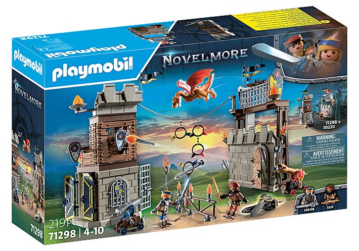 Playmobil 71298 Novelmore Vs. Burnham Raiders - Campo De Torneo