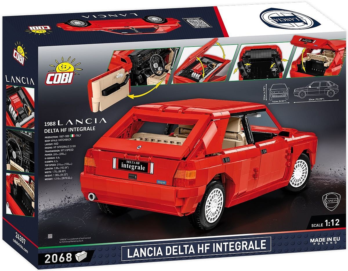 Cobi Lancia Delta Hf Integlee, Juguete De Construcción Cobi-24357