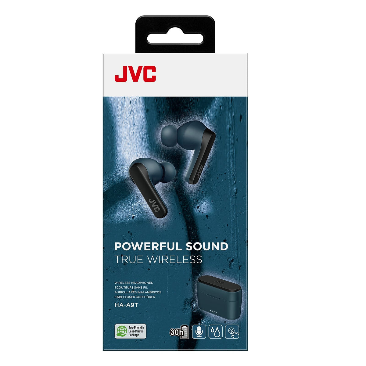 Jvc Ha-A9t Powerful Sound True Wireless Headphones Black