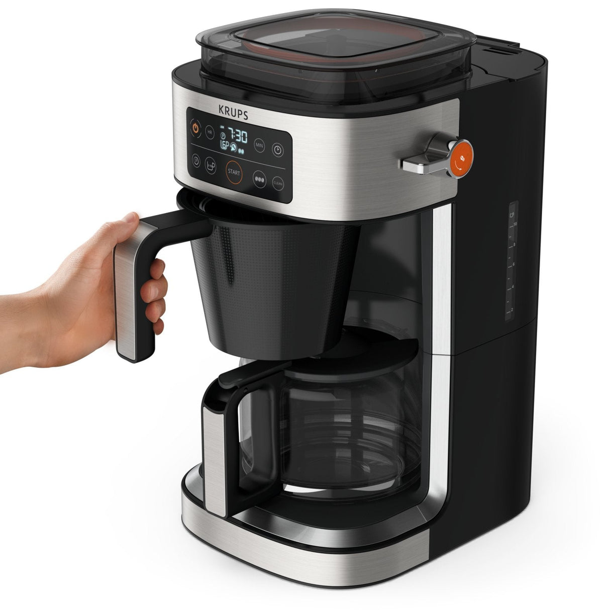 Km 760d Aroma Kaffee-Maschine Schwarz 2-10 Tassen
