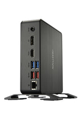 EAN 0887993005904 - Shuttle NC40U PC/estación de trabajo barebone 0.84L sized PC Negro 7305 Intel® SoC 1,1 GHz imagen 9