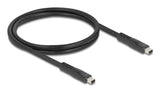 Delock Mini Displayport Cable 16k 60 Hz 80 Gbps 1 M