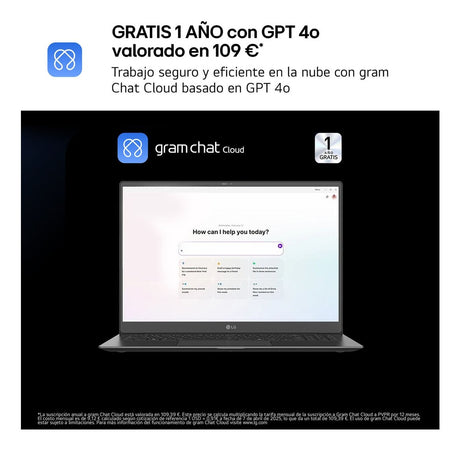 EAN 8806096467008 - LG Gram 15Z80T AMD Ryzen AI 5 340 Portátil 38,1 cm (15") Full HD 16 GB LPDDR5x-SDRAM 512 GB SSD Wi-Fi 6E  imagen 6