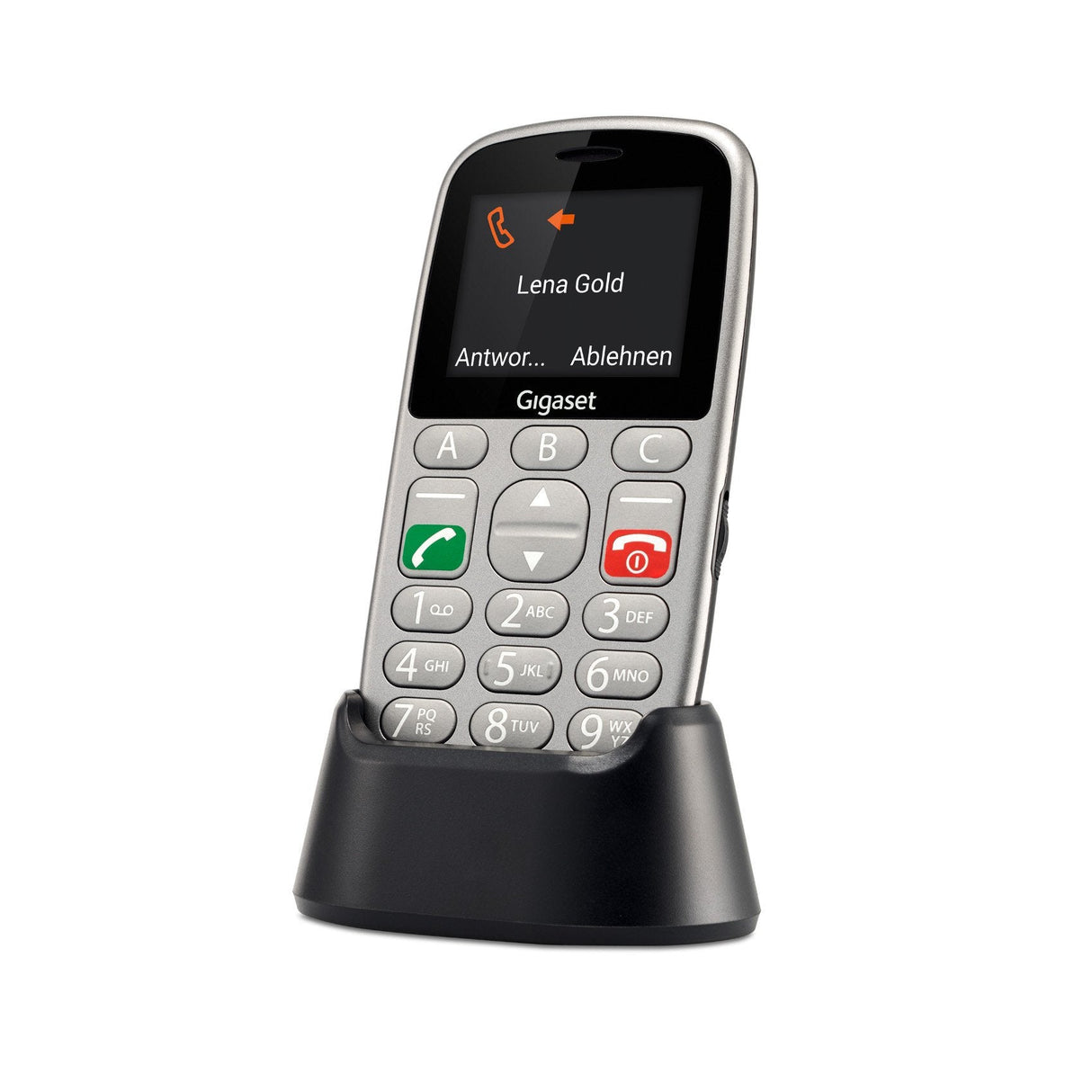Movil Smartphone Gigaset Life Series Gl390 Gris 2.2/ Microsd Hasta 32gb / 800 Mah / Sos / Base Carga