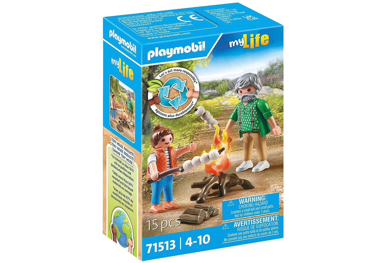 Playmobil 71513 City Life Fogata Con Malvaviscos