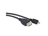Cable Usb Lanberg Micro M A Usb-A H 2.0 Otg Negro 20cm Oem