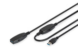 Digitus Da-73106 Cable Usb 3.0 A/M-A/H Extensor Negro 15m