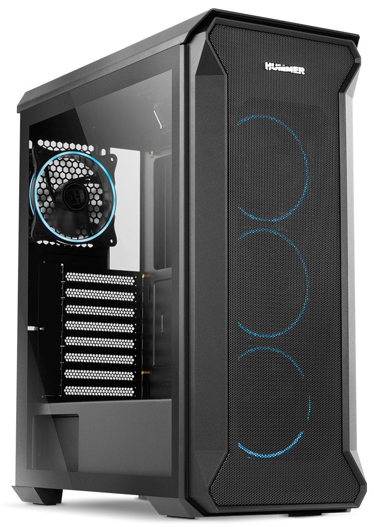 Caja Pc Nox Atx Hummer Quantum 1xusb3.0 2xusb2.0 Negro Argb